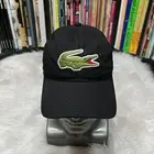 LACOSTE BIG CROC DAD HAT / LACOSTE HAT BLACK