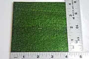 1412.30 LIGHT AVENTURINE GREEN 4" x 4" BULLSEYE 3mm THICK GLASS 90 COE