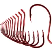 Octopus Fishing Beak Hooks (Red)