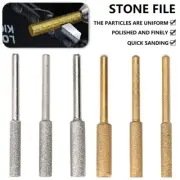 2pcs Chainsaw Sharpener Diamond Burr Grinding Stone For Chain Saw 4/4.8/5.5mm