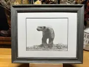 Drawing of a Honey Badger Ratel Graphite Pencil Art Sketch Picture Print