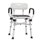 Shower Chair with Arms and Back, Shower Chair for Inside Shower, Standard