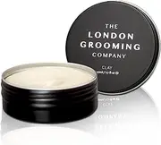 The London Grooming Company Clay for Men - Firm Hold and Dry Matte Finish - 1.7oz Water Based Men's Hair Product, Easy to Wash Out - Oud Wood Scent