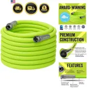 Garden Hose 5 8 in x 100 ft Heavy Duty Lightweight Durable Flex Hose