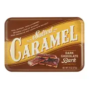 Salted Caramel Dark Chocolate Bark Tin 11oz