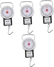 ULTECHNOVO 4pcs Portable Luggage Scale Heavy Duty Hanging Scale for Travel Accurate Weighing Compact Design for Easy Carrying Essential Tool for Baggage Stylish and Convenient