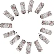 WOONEKY 50pcs Nail Sander Sanding Bands for Manicure Drill Mini Mandrel Bit 3.1mm Nail Buffing and Sanding Bands