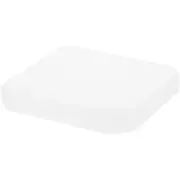 Plymor Frosted Acrylic Beveled Corner-Cut Display Base, 5" W x 5" D x 0.75" H