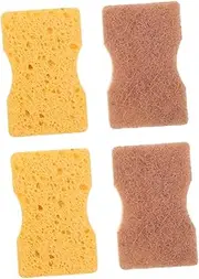 EXQUIMEUBLE Natural Cellulose Dish Sponges Kitchen Towel Dish Washing Scrubbers Mop Bowl Cleaning Sponge