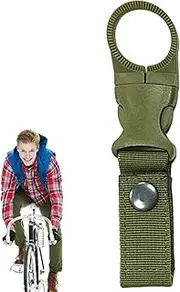 Bottle Hanging Buckle - Portable Bottle Ring Holder Nylon Webbing Strap Clip, Belt Hanging Bottle Buckle, Outdoor Bottle Holder Carabiner, Beverage Bottle Ring Holder for Backpacks, Belts, Golf Bags,