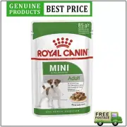 Royal Canin 1 Pack For Mini Adult In Sauce Pouches Wet Dog Food 12*85 Gms