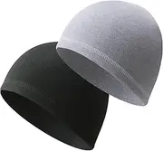 [JYxingchi] 2 Pack Skull Caps Beanie for Men Women Soft Lightweight Beanie Sleep Running Hats Helmet Liner