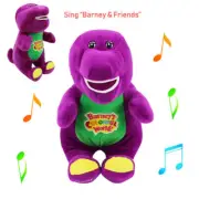 12" Barney The Dinosaur Can Sing I LOVE YOU Song Plush Toy Stuffed Doll Kid Gift