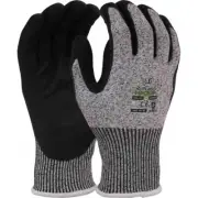4 x UCI Kutlass NX500 High cut resistant liner Nitrile Foam Palm GLoves 10/XL
