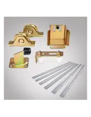 Giantz Roller Guide Gate Opener Track Stopper Sliding Hardware Accessories Kit