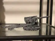1/32 203 mm howitzer M1931 3d printed ——— MADE ON ORDER