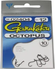 Octopus Hook-8 per Pack (Black, 2)