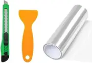 Car Headlight Tint Film, 1Set Self-Adhesive Vinyl Sheet Roll, Car Headlight Tint Light Film for Headlights, Tail Lights and Fog Lights