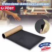Waterproof Skateboard Grip Tape Sheet Black Bubble Free Longboard Griptape AU