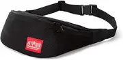 [Manhattan Portage] Mesh Brooklyn Bridge Waist Bag, Bum Bag, Black