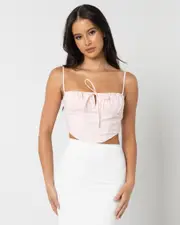 [Mooloola] Mooloola Women's Arabella Top in Pink Size 4 4 Pink