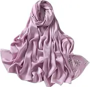 [Generic] Floral Bubble Chiffon Instant Hijab Shawls Lady Wrap Beach