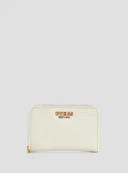 GUESS Women's White Sibel Medium Wallet