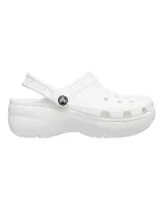 [Crocs] Classic Platform Clog in White