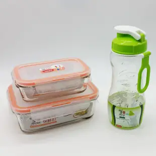 【全新快速出貨】西華 美味鮮6件組拆賣 保鮮扣 耐熱玻璃保鮮盒 運動瓶 水瓶