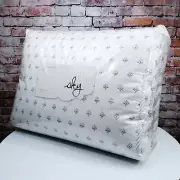 Sky Scallop Reversible Coverlet, King Size - MSRP: $350