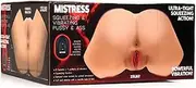 Vibrating & Squeezing Pussy & Ass Masturbator