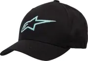 Alpinestars Ageless Curve Flexfit Hat Black/Aqua