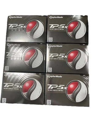 TaylorMade TP5x Golf Balls 6 Dozen White