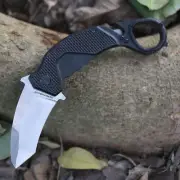 Big Size Karambit Folding Claw Combat Pocket Knife Belt Cutter Glass Breaker
