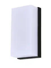 LEDlux Remius LED 650 Lumen IP65 Black Rectangle Bunker