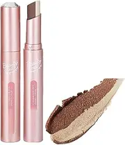 Dual Color Eyeshadow Stick Soft Glitter Finish Water Resistant Sweatproof Smudge Proof Creamy Blendable Eyeshadow Pen Type 2 One Size
