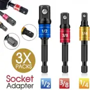 Impact Socket Adaptor Set Hex Shank Drill Bit Impact Driver Extension Bit Wrench