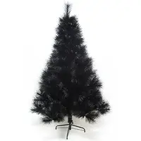 在飛比找momo購物網優惠-【聖誕樹】台灣製4尺/4呎120cm特級黑色松針葉聖誕樹裸樹