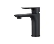 Basin Mixer tap Bathroom tap Vanity Sink Faucets Black Solid Brass WELS