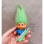 美國古董玩具 🇺🇸TROLL 80S VTG TROLLS 醜娃 巨魔娃娃 幸運小子 搖滾歌手 鍵盤手 古董玩具