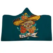 130x150cm Hooded Blanket Wearable Thickened Double Plush 3D Digital Printing Blankets