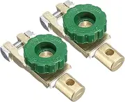 2pcs Battery Disconnect Switch Battery Isolator for Easy Installation and Automatic Power Cutoff Lightweight