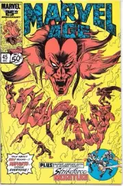 Marvel Age Comic Book #45 Marvel Comics 1986 FINE+