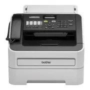 Brother FAX-2840 High Speed Mono Laser Fax Machine, Dark/Light Gray - FAX2840,