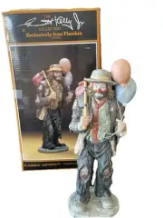 Emmett Kelly Jr Flambro With Signed Autograph