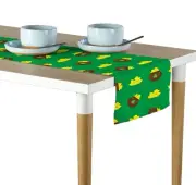 Pot of Gold Green Table Runners 12"x72" or 14"x108"