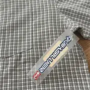 Vintage Quicksilver Mens L Plaid Palaka Button Up Short Sleeve Shirt Y2K NWT