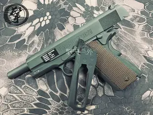 擎天戶外✦二館✦ 只賣最便宜 KWC代工 MILBRO M1911 經典戰術 仿真平底彈匣 全金屬CO2手槍