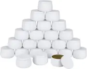 8Oz Candle Tins with Lids,White Candle Jars,Bulk Candle Tins for Making Candles,