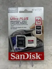 SANDISK Ultra Plus 32GB microSDXC UHS-I Card w/ Adapter Speed Up to 100MB/s*New